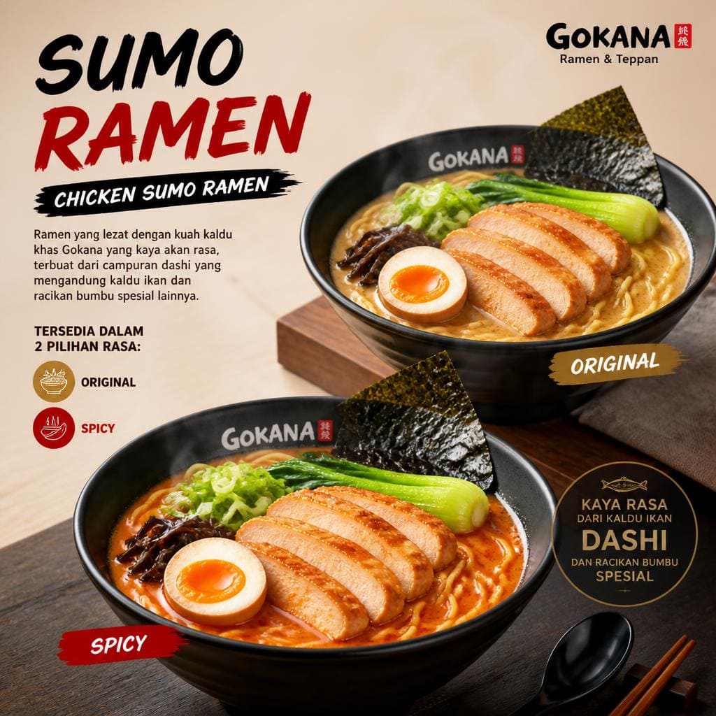 Chicken Sumo Ramen Gokana Ramen & Teppan